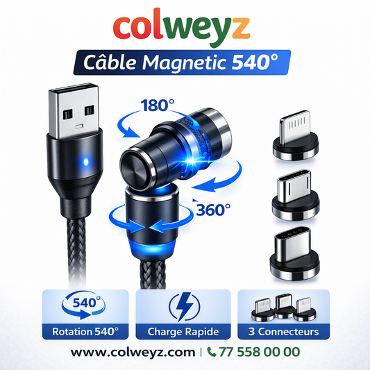 Câble Magnétique 540°