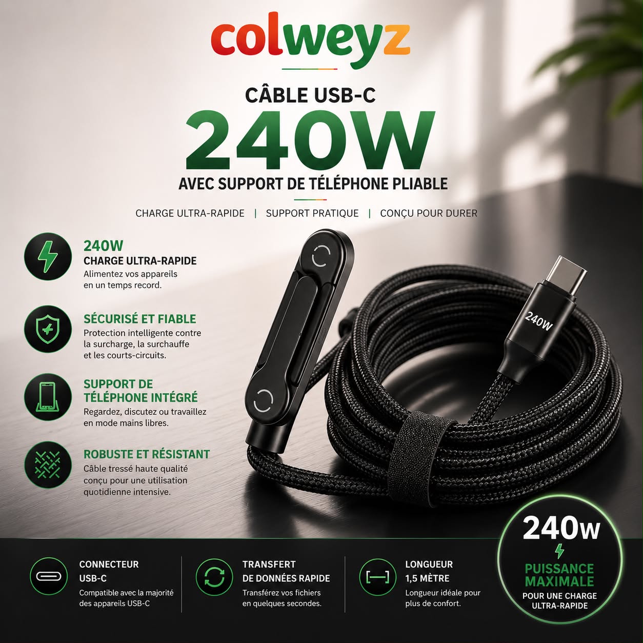 Pack FastChargeur 240W