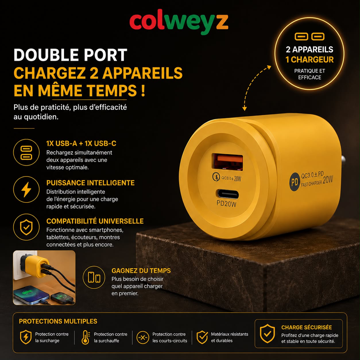 Pack FastChargeur 240W