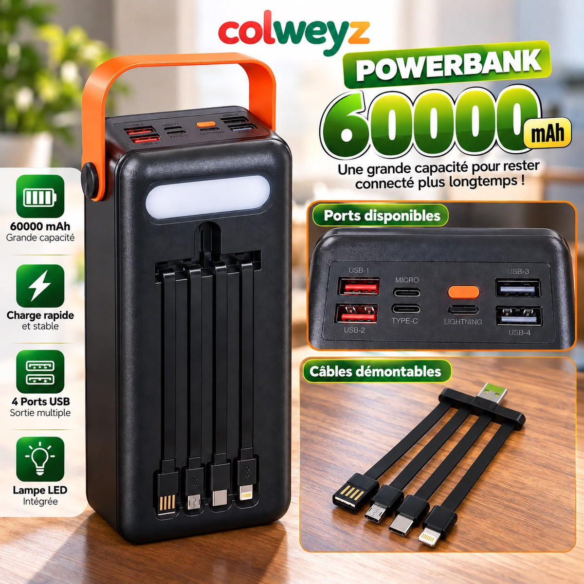 PowerBank 60000 mAh